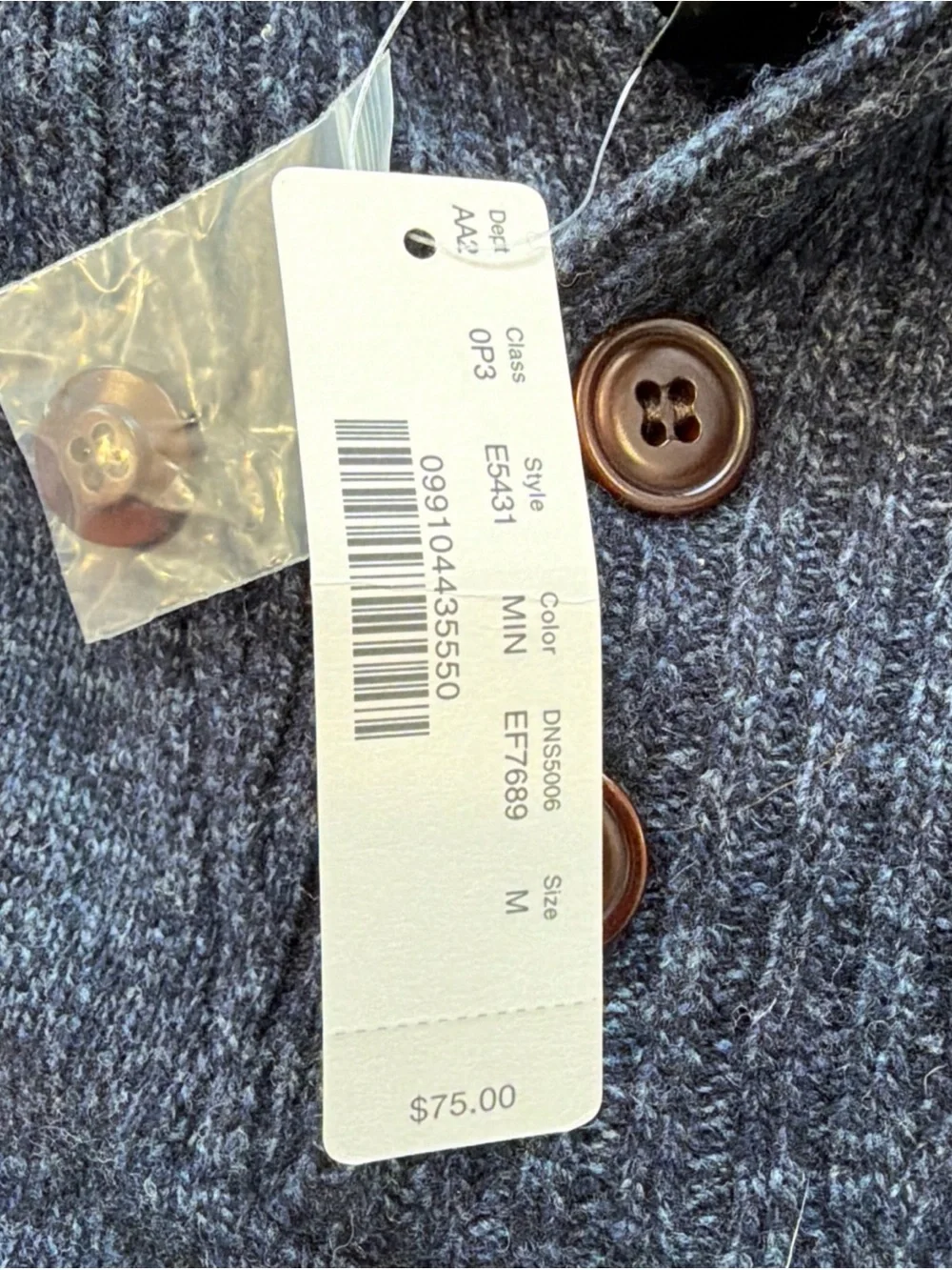 J. Crew Shawl Neck Sweater Mens M Lambs Wool Pullover Blue Knit Outdoor Fall